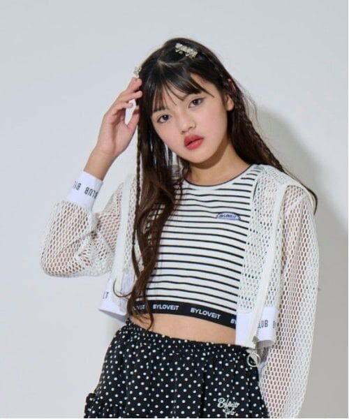 by LOVEiT / バイ ラビット パーカー | 長袖メッシュパーカー（オフ ホワイト）