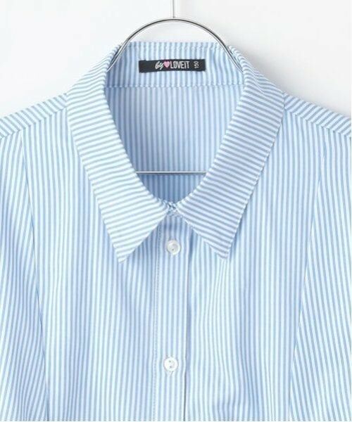 by LOVEiT / バイ ラビット シャツ・ブラウス | ドロストオーバーシャツ | 詳細2