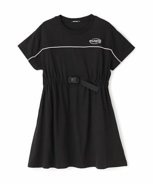by LOVEiT / バイ ラビット ミニ丈・ひざ丈ワンピース | アジャスターつきワンピース（黒）