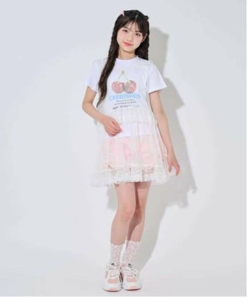 by LOVEiT / バイ ラビット ミニ丈・ひざ丈ワンピース | 【Cuugal掲載】ガーリーチュールセット | 詳細3
