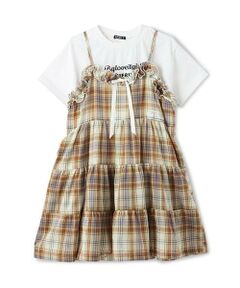 by LOVEiT / バイ ラビット ミニ丈・ひざ丈ワンピース | ティアードキャミワンピースTセット