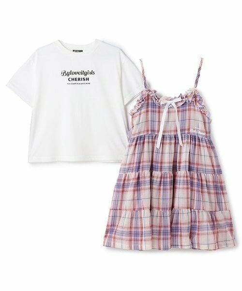 by LOVEiT / バイ ラビット ミニ丈・ひざ丈ワンピース | ティアードキャミワンピースTセット | 詳細2
