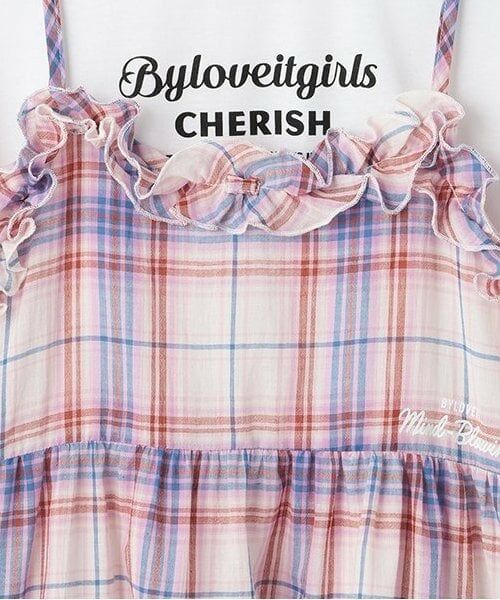 by LOVEiT / バイ ラビット ミニ丈・ひざ丈ワンピース | ティアードキャミワンピースTセット | 詳細6