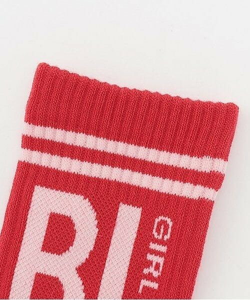 by LOVEiT / バイ ラビット ソックス | ロゴミニ丈クルーソックス | 詳細1