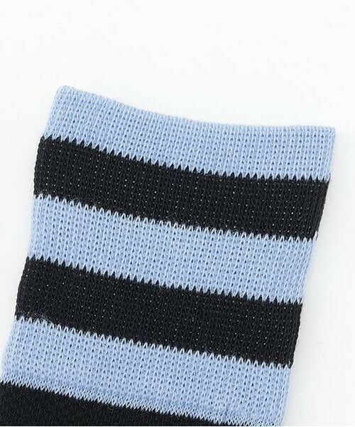 by LOVEiT / バイ ラビット ソックス | メッシュラインクルーソックス | 詳細1