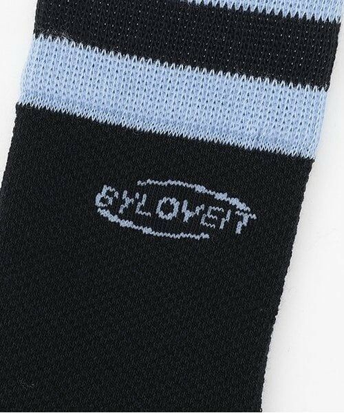 by LOVEiT / バイ ラビット ソックス | メッシュラインクルーソックス | 詳細2