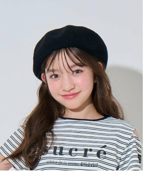 by LOVEiT / バイ ラビット ハンチング・キャスケット・ベレー帽 | ベレー帽（黒）