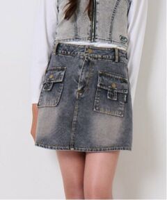 by LOVEiT / バイ ラビット ミニ・ひざ丈スカート | デニムスカパン