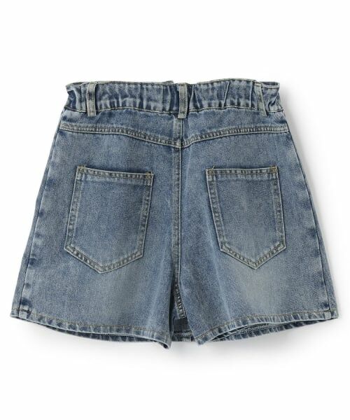 by LOVEiT / バイ ラビット ミニ・ひざ丈スカート | デニムスカパン | 詳細1