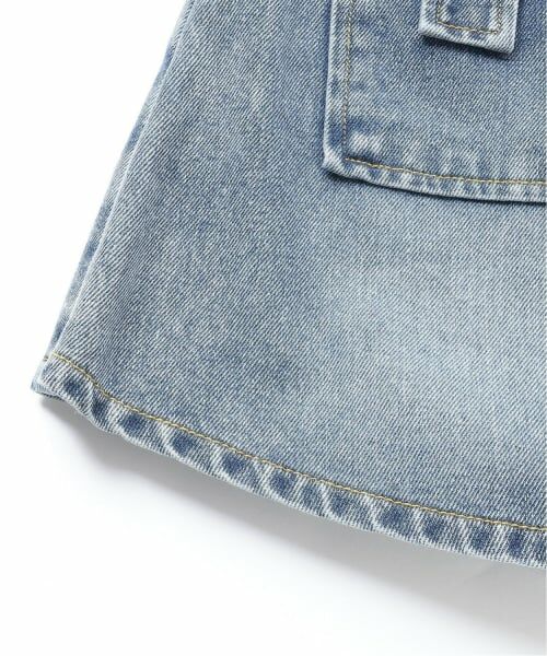 by LOVEiT / バイ ラビット ミニ・ひざ丈スカート | デニムスカパン | 詳細5