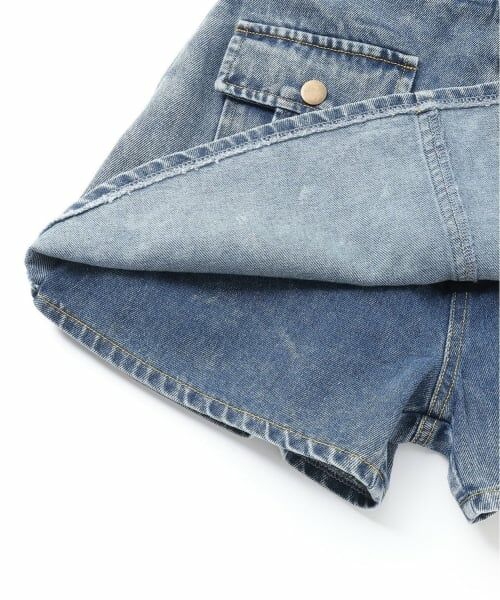 by LOVEiT / バイ ラビット ミニ・ひざ丈スカート | デニムスカパン | 詳細6