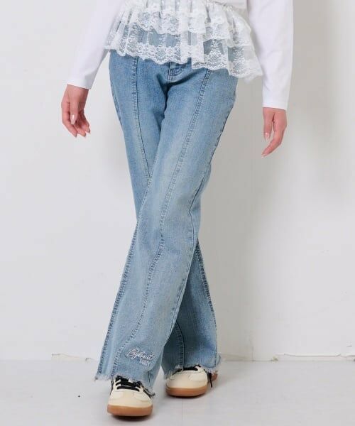 by LOVEiT / バイ ラビット その他パンツ | 美脚パンツ（ブルー）