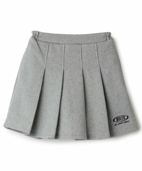 by LOVEiT / バイ ラビット ミニ・ひざ丈スカート | 【WEB限定】膨れジャカードスカパン（ミディアム グレー）