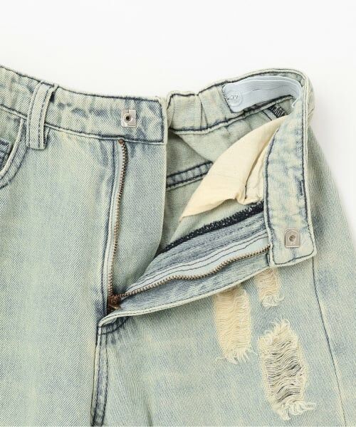 by LOVEiT / バイ ラビット その他パンツ | サイド切り替えダメージデニム | 詳細3