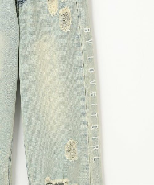 by LOVEiT / バイ ラビット その他パンツ | サイド切り替えダメージデニム | 詳細6