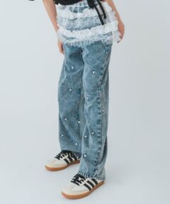 by LOVEiT / バイ ラビット その他パンツ | 【Cuugal8月号掲載】ハート刺しゅうパンツ