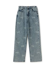 by LOVEiT / バイ ラビット その他パンツ | 【WEB限定】リボン抜染パンツ