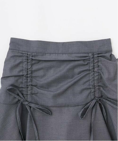 by LOVEiT / バイ ラビット ミニ・ひざ丈スカート | 【Cuugal8月号掲載】ドロストフリルスカート | 詳細2