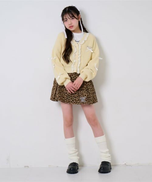 by LOVEiT / バイ ラビット カーディガン・ボレロ | リボンポイントカーデTシャツセット | 詳細1