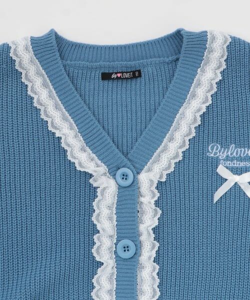 by LOVEiT / バイ ラビット カーディガン・ボレロ | リボンポイントカーデTシャツセット | 詳細13