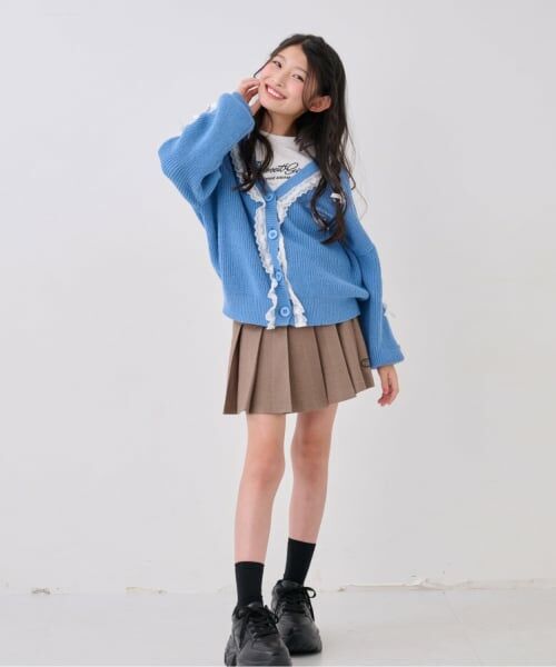 by LOVEiT / バイ ラビット カーディガン・ボレロ | リボンポイントカーデTシャツセット | 詳細2