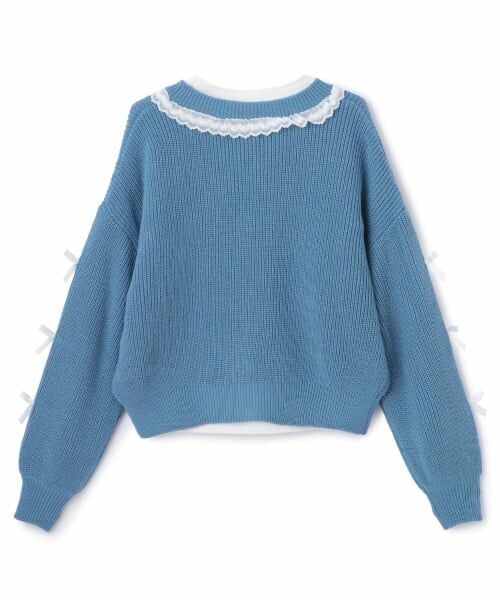 by LOVEiT / バイ ラビット カーディガン・ボレロ | リボンポイントカーデTシャツセット | 詳細8