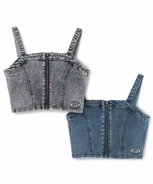 by LOVEiT / バイ ラビット キャミソール・チューブトップ | デニムビスチェ | 詳細3