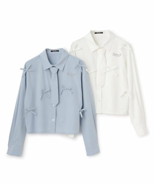 by LOVEiT / バイ ラビット シャツ・ブラウス | タイつきリボンブラウス | 詳細7