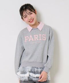 by LOVEiT / バイ ラビット スウェット | 【WEB限定】衿つきプルオーバー