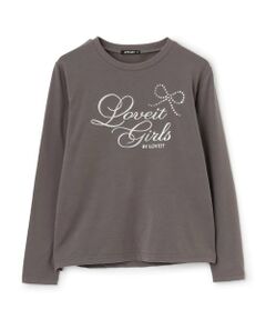 by LOVEiT / バイ ラビット Tシャツ | 【WEB限定】キラキラリボンTシャツ