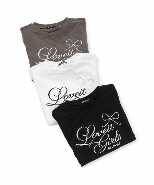 by LOVEiT / バイ ラビット Tシャツ | 【WEB限定】キラキラリボンTシャツ | 詳細2