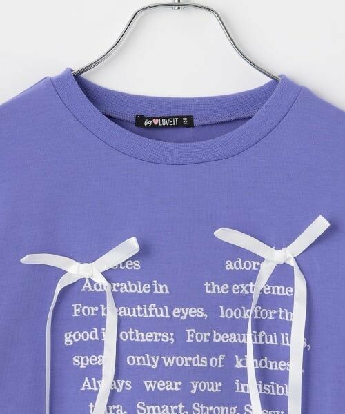 by LOVEiT / バイ ラビット Tシャツ | リボンハートTシャツ | 詳細8