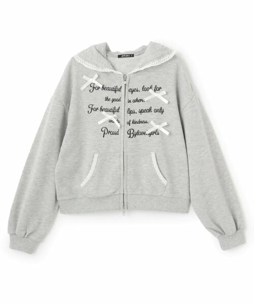 by LOVEiT / バイ ラビット パーカー | レースポイントフーディ | 詳細4