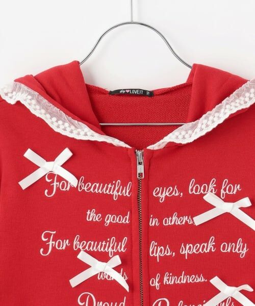 by LOVEiT / バイ ラビット パーカー | レースポイントフーディ | 詳細7