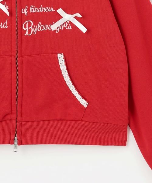 by LOVEiT / バイ ラビット パーカー | レースポイントフーディ | 詳細9