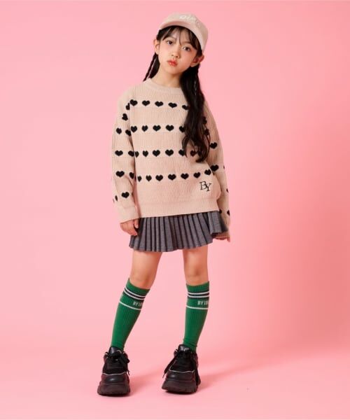 by LOVEiT / バイ ラビット ニット・セーター | ハートボーダーニット | 詳細2