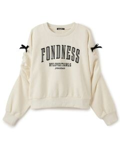 by LOVEiT / バイ ラビット スウェット | リボンプルオーバー