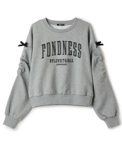 by LOVEiT / バイ ラビット スウェット | リボンプルオーバー