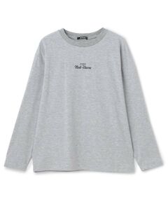 by LOVEiT / バイ ラビット Tシャツ | ミニロゴロング丈Tシャツ