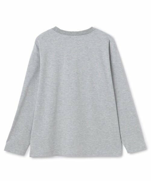 by LOVEiT / バイ ラビット Tシャツ | ミニロゴロング丈Tシャツ | 詳細6