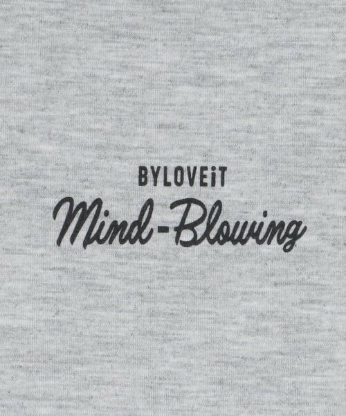 by LOVEiT / バイ ラビット Tシャツ | ミニロゴロング丈Tシャツ | 詳細8