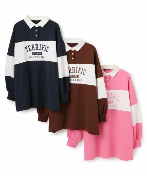 by LOVEiT / バイ ラビット ミニ丈・ひざ丈ワンピース | ラガーワンピース | 詳細2