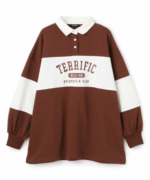 by LOVEiT / バイ ラビット ミニ丈・ひざ丈ワンピース | ラガーワンピース | 詳細4