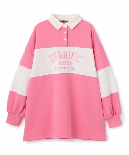 by LOVEiT / バイ ラビット ミニ丈・ひざ丈ワンピース | ラガーワンピース | 詳細5