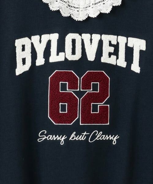 by LOVEiT / バイ ラビット スウェット | レースつきナンバリングプルオーバー | 詳細7