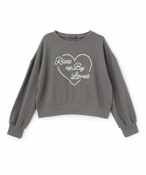 by LOVEiT / バイ ラビット スウェット | ハートロゴプルオーバー | 詳細3