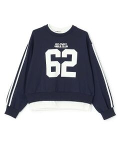 by LOVEiT / バイ ラビット スウェット | レイヤード風プルオーバー