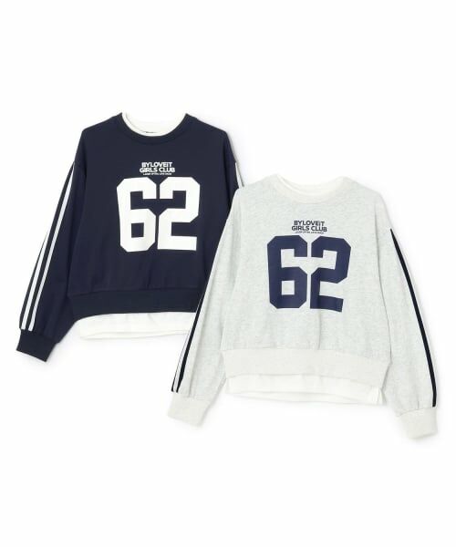 by LOVEiT / バイ ラビット スウェット | レイヤード風プルオーバー | 詳細7