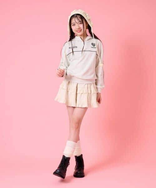 by LOVEiT / バイ ラビット パーカー | パイピングゲームフーディ | 詳細2