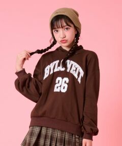 by LOVEiT / バイ ラビット スウェット | オーロラパッチロングフーディ